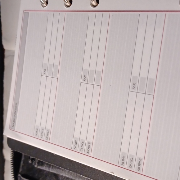 Zippered plan a head business binder - Picture 6 of 9